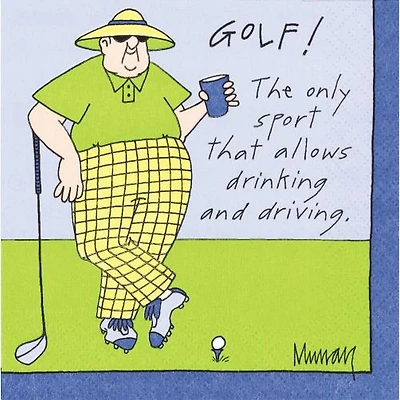 JAM Paper Drinking & Driving Cocktail Napkins, 40ct.