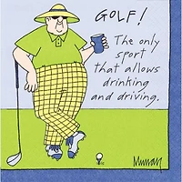 JAM Paper Drinking & Driving Cocktail Napkins, 40ct.