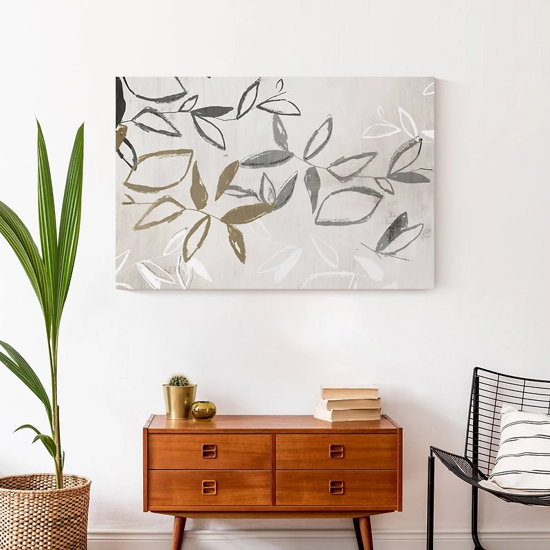 Abstracted Branches 36" x 24" Canvas Wall Art