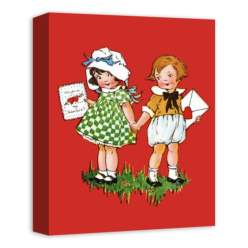 Be My Valentine 11" x 14" Canvas Wall Art