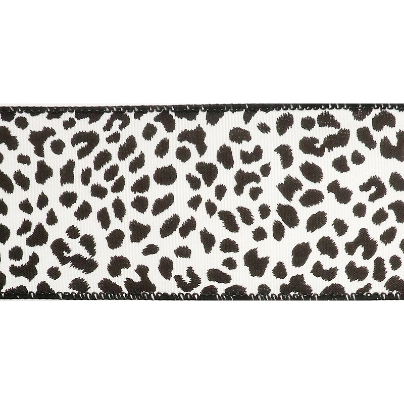 2.5" x 25ft. Faux Cotton Wired Leopard Ribbon by Celebrate It™