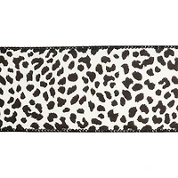 2.5" x 25ft. Faux Cotton Wired Leopard Ribbon by Celebrate It™