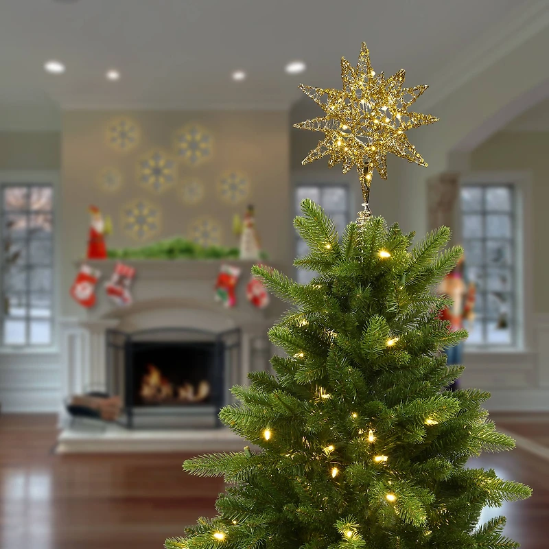 14.5" Falling Star Tree Top For Artificial Trees With Lights