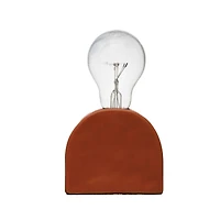 Hello Honey® 4" Scandinavian Terracotta Exposed Bulb Table Lamp
