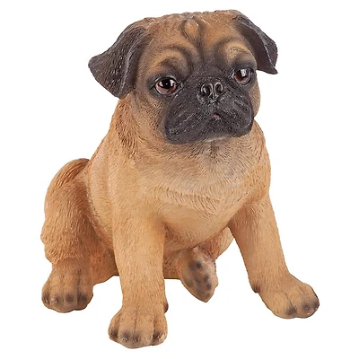 Design Toscano 7" Pug Puppy Partner Collectible Dog Statue