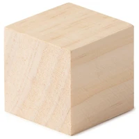 10 Pack: 2" Square Wood Block by Make Market®