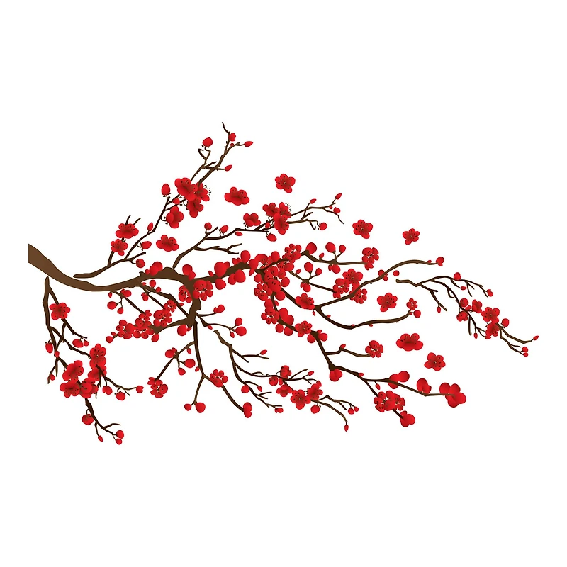 WallPops Red Ramage Wall Decals