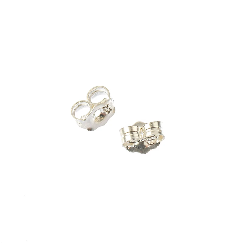5mm Sterling Silver Earring Clutches, 6ct. by Bead Landing™