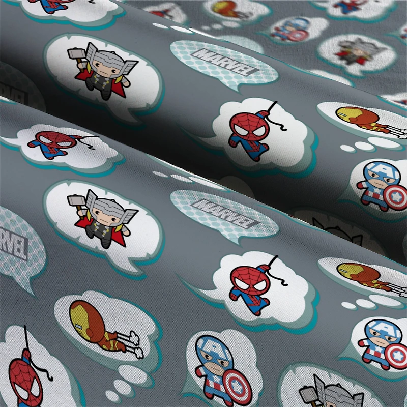 Marvel® Character Thought Clouds Cotton Fabric