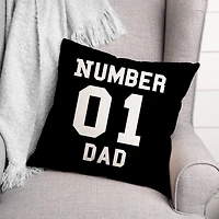 Number 1 Dad Indoor/Outdoor Pillow