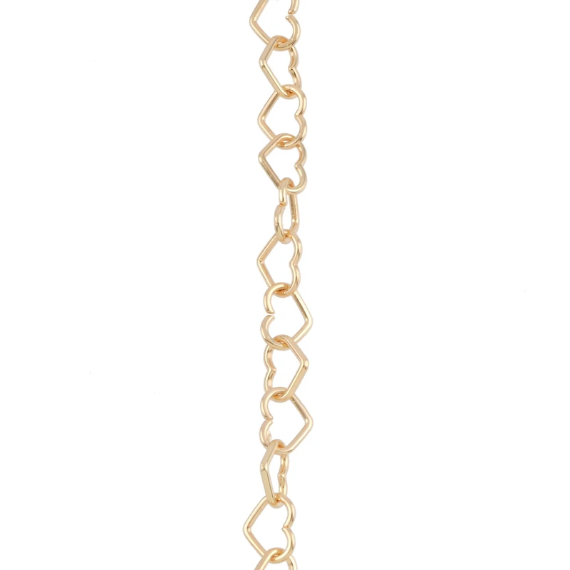 7.5" Gold Heart Charm Bracelet by Bead Landing™