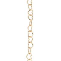 7.5" Gold Heart Charm Bracelet by Bead Landing™
