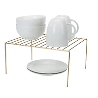 Kitchen Details Satin Gold Medium Helper Shelf