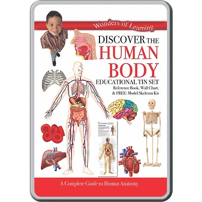 Wonders of Learning Discover the Human Body Educational Tin Set