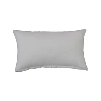 Hello Honey® 24" Embroidered Naughty or Nice Dogs Cotton Slub Lumbar Pillow