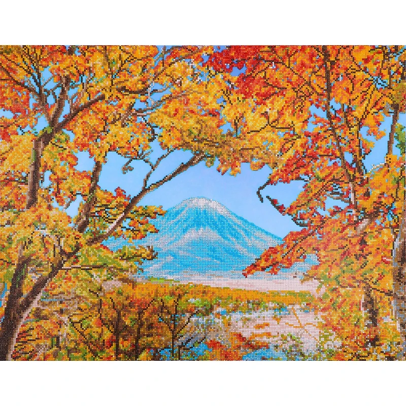Diamond Dotz® Advanced Autumn Mountain Diamond Painting Kit