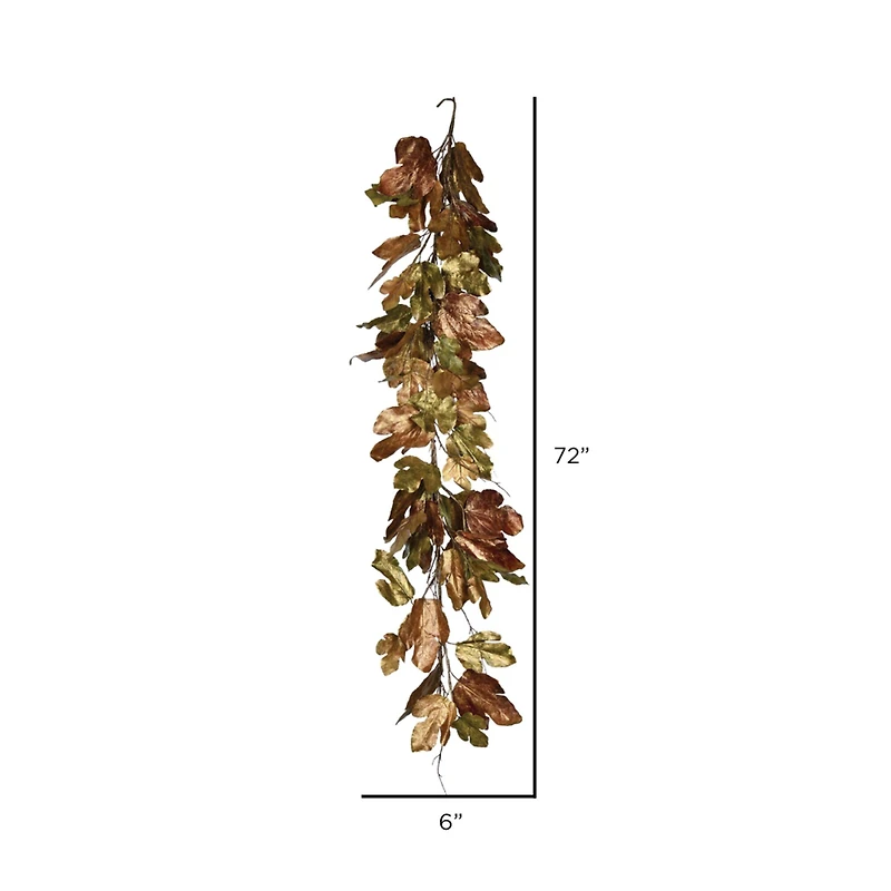 6ft. Brown Maple Garland