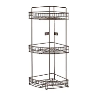 Bath Bliss 3-Tier Corner Bath Shelf in Curls Design