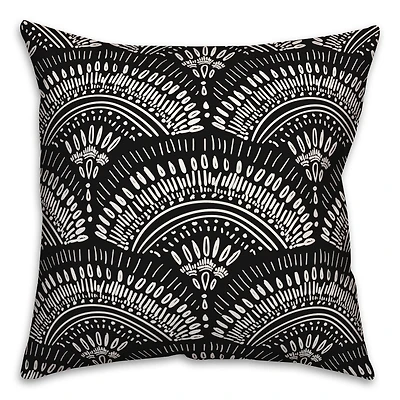 Bohemian Sketch Indoor/Outdoor Throw Pillow