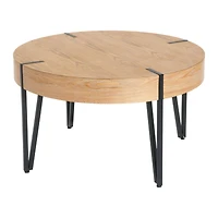 Hello Honey® 32" Round Wooden Coffee Table
