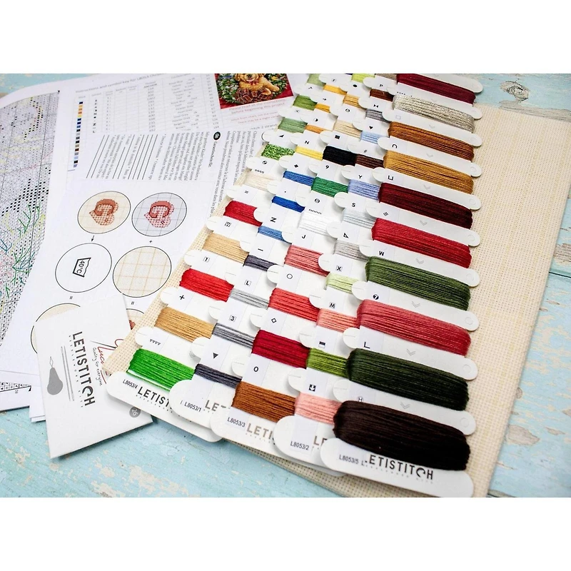 Letistitch Summer Splendor Counted Cross Stitch Kit