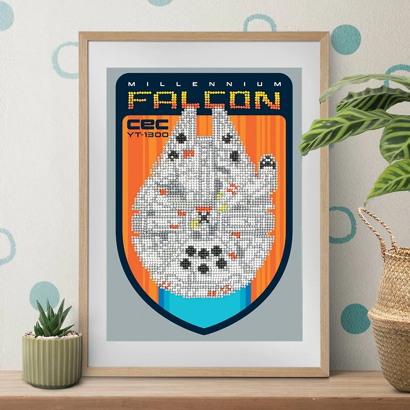 Camelot® Dots Millennium Falcon Cec Yt-1300 Diamond Painting Kit
