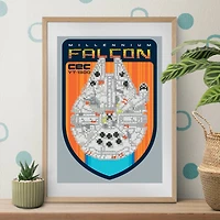 Camelot® Dots Millennium Falcon Cec Yt-1300 Diamond Painting Kit