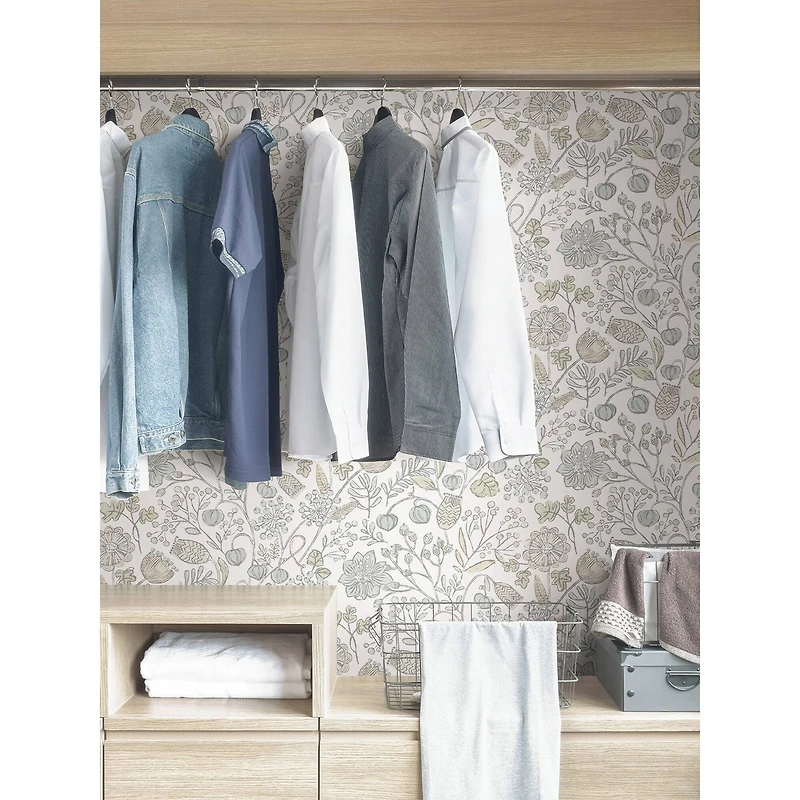 NuWallpaper Blue & Green Southern Trail Peel & Stick Wallpaper