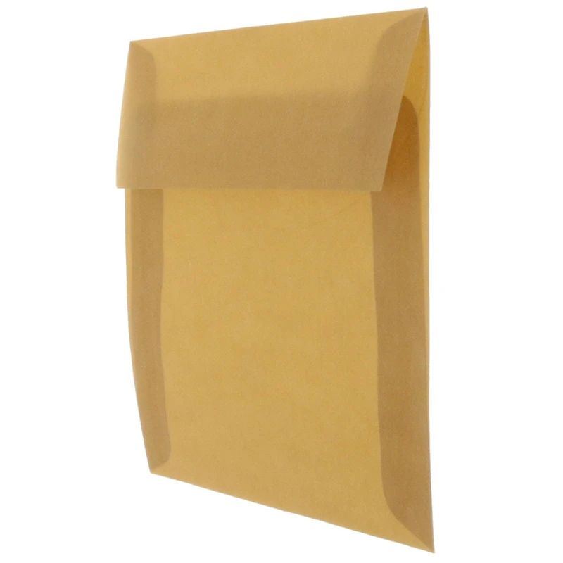 JAM Paper 8" x 8" Square Translucent Vellum Invitation Envelopes