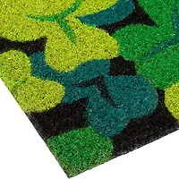 Light & Dark Green Shamrock Doormat