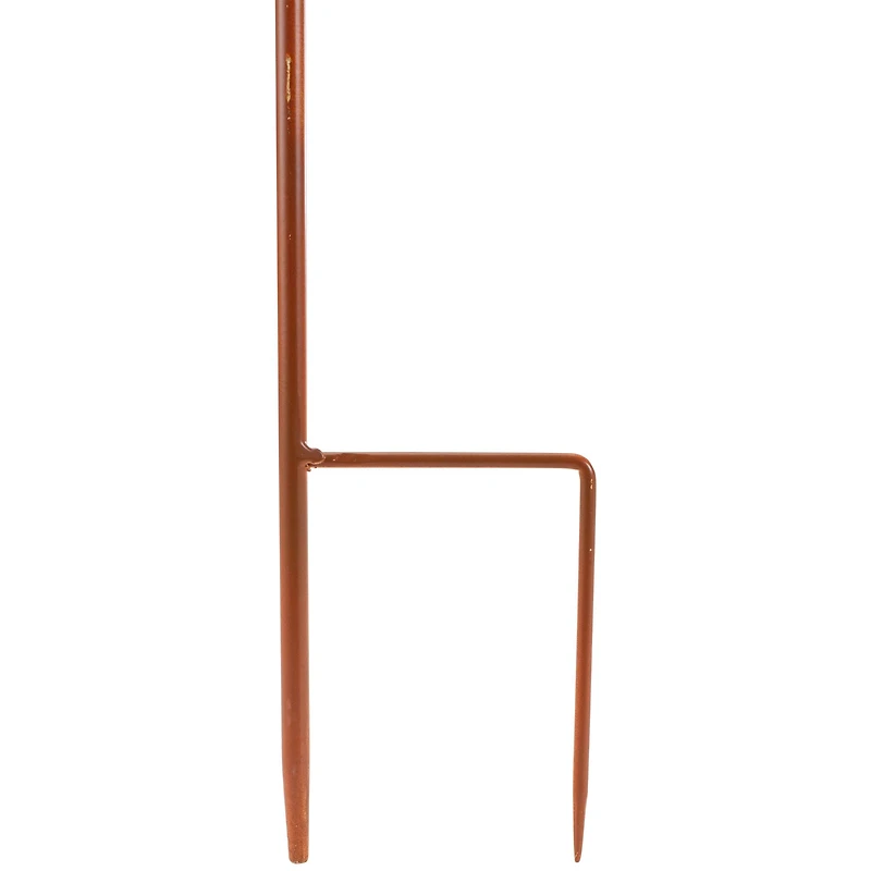 25.5" Egg Hunt Bunny Trail Easter Metal Spring Yard Stake