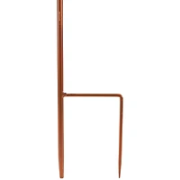 25.5" Egg Hunt Bunny Trail Easter Metal Spring Yard Stake