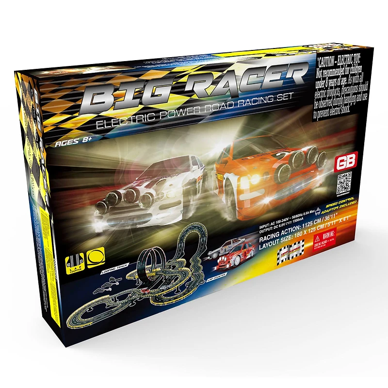 Golden Bright Big Racer Electric Powered Road Racing Set