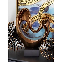 14" Porcelain Modern Abstract Sculpture