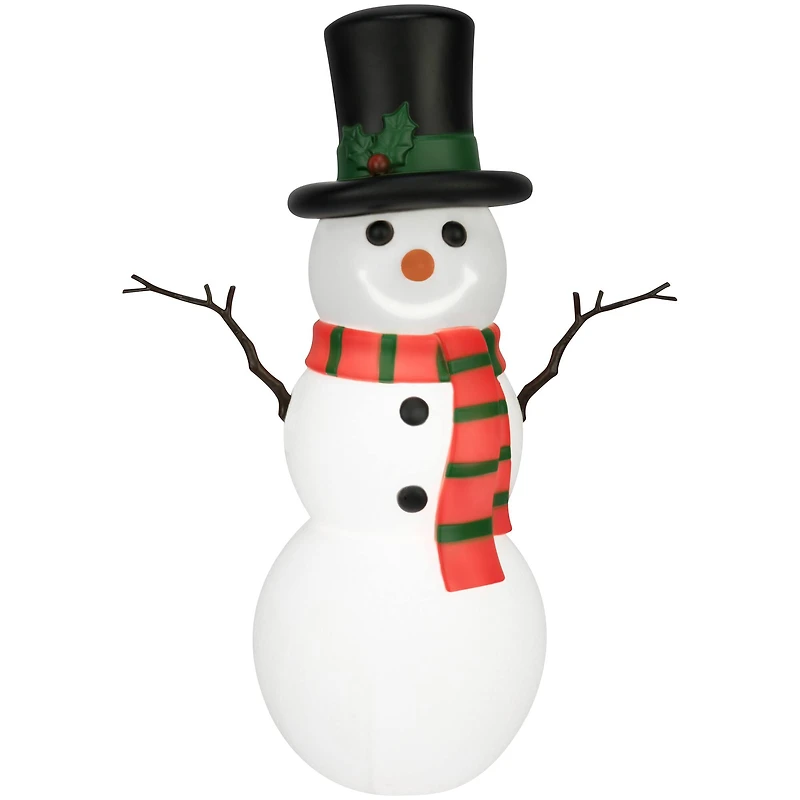 24" EmoteGlow™ Lighted Snowman Blow Mold by Ashland®