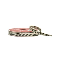 3/8" x 30ft. Green Herringbone Ribbon by Celebrate It®