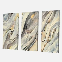 Designart - Glam Golden Falls