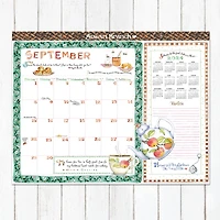 TF Publishing 2024 Susan Branch Large Desk Pad Monthly Blotter Calendar