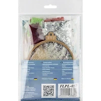 Wonderland Crafts Red & Green Star Ball Ornament Bead Embroidery Kit