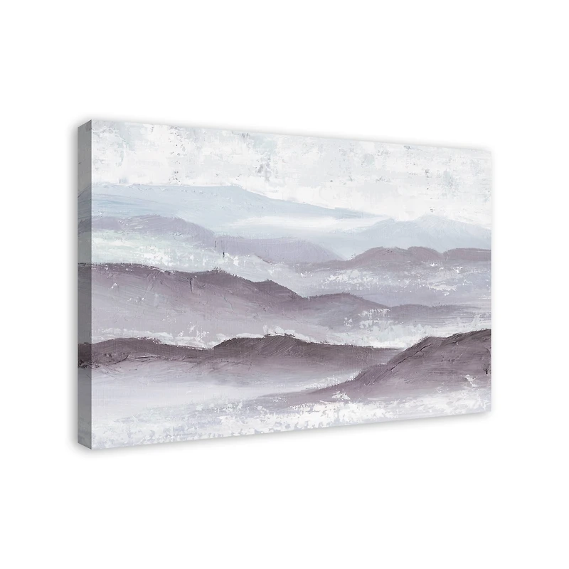Painted Mountainscape 36" x 24" Canvas Wall Art
