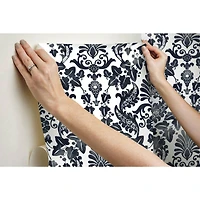 RoomMates Vine Damask Peel & Stick Wallpaper