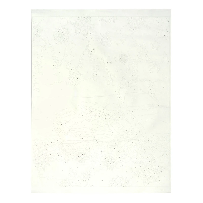 16" x 20" Swan Paint-by-Number Kit by Artist's Loft™