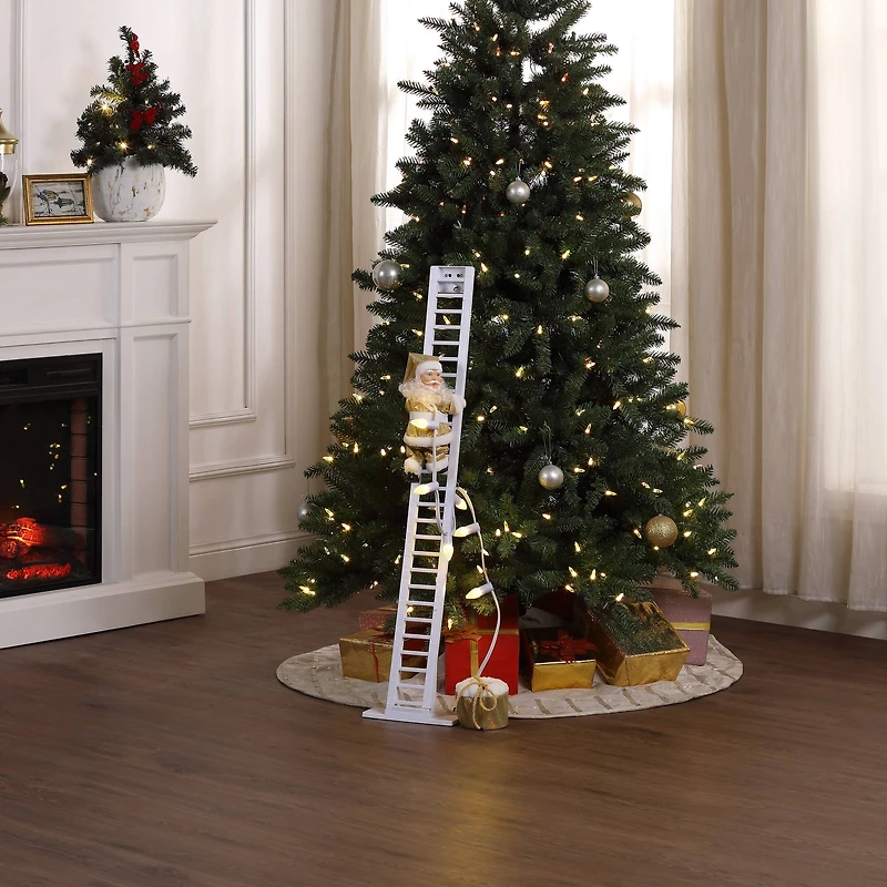 90th Anniversary Collection 43" Animated & Musical Super Climbing Santa