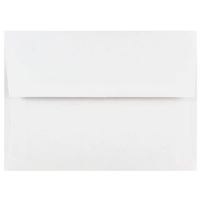 JAM Paper 4.75" x 6.5" White Invitation Envelopes