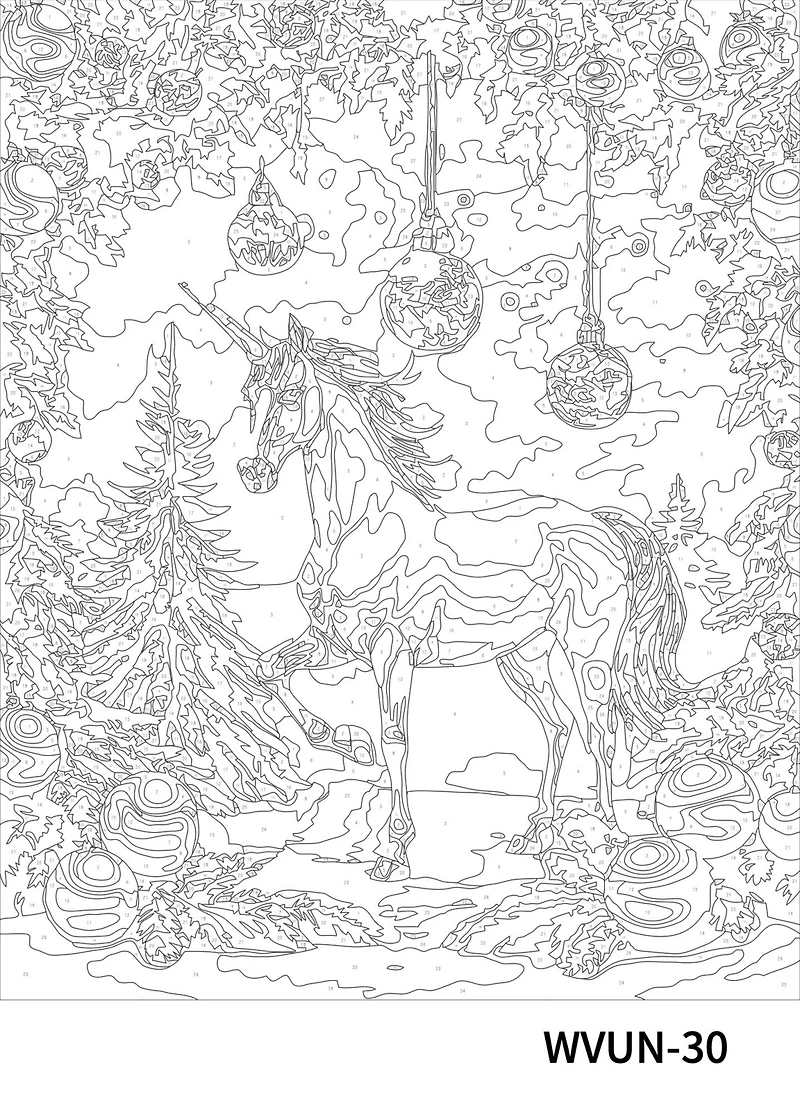 16" x 20" Unicorn Paint-by-Number Kit by Artist's Loft™