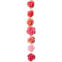 12 Pack:  Pink Mix Reconstituted Stone Rose Beads, 10mm by Bead Landing™