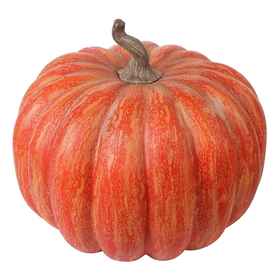 15" Dark Orange Decorative Pumpkin by Ashland®