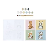 Dogs Paint-by-Number Gallery Mini Kit by Artist's Loft®