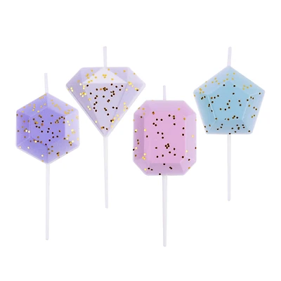 PME Party® Gem Stones Birthday Candle Set