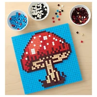 10" x 10" Mushroom Pixelated Brick Art Kit by Make Market®